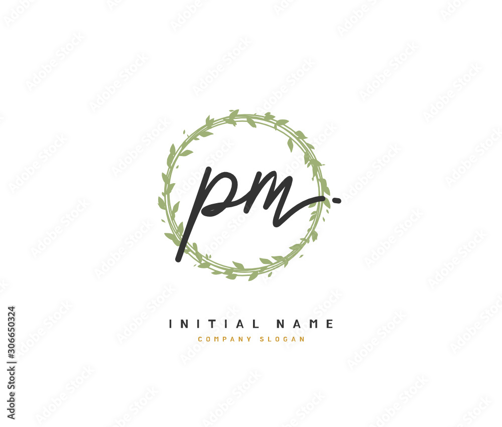 P M PM Beauty vector initial logo, handwriting logo of initial signature, wedding, fashion, jewerly, boutique, floral and botanical with creative template for any company or business. P M PM Beauty vector initial logo, handwriting logo of initial signature, wedding, fashion, jewerly, boutique, floral and botanical with creative template for any company or business.