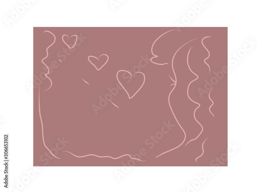 Concept abstract background, vector poster. Graphic illustration. Drawn object, modern