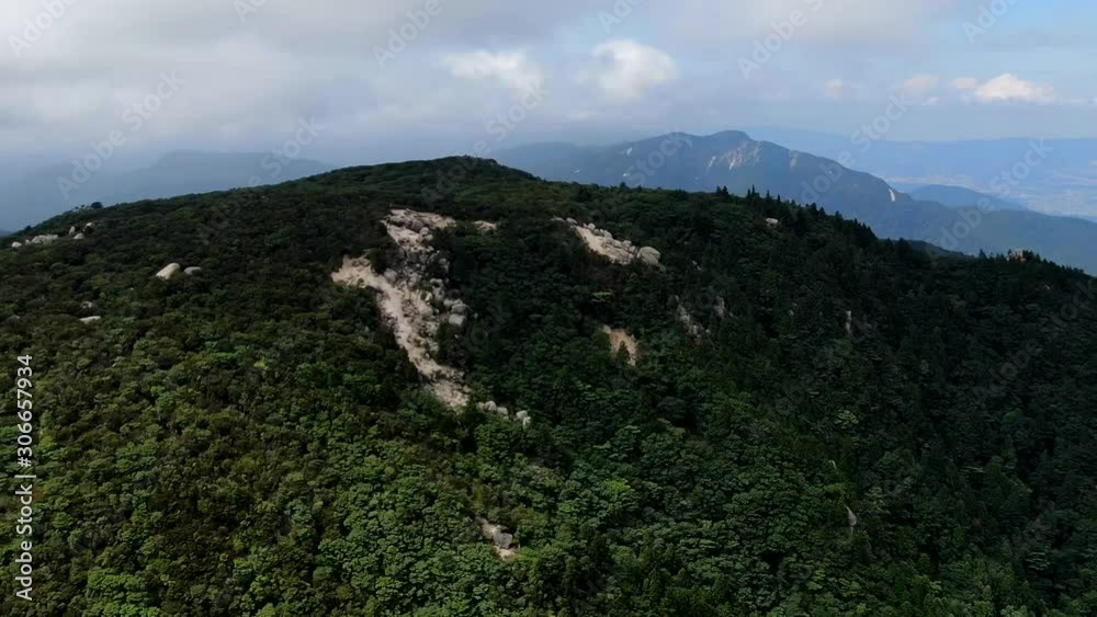 三重県鈴鹿山脈の国見岳で流れる雲と山々の風景をハイパーラプス撮影 三重県鈴鹿山脈の国見岳で流れる雲と山々の風景をハイパーラプス撮影