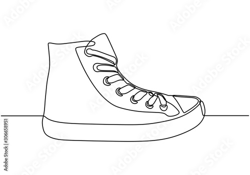 Continuous one line drawing...