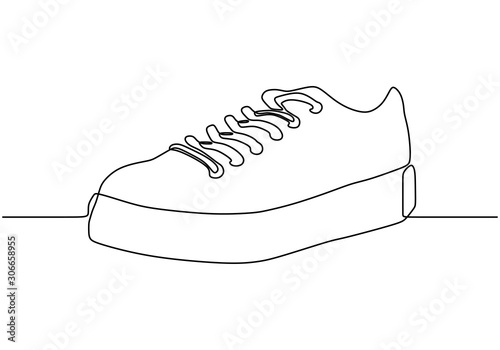 Continuous one line drawing...