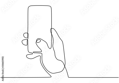 Continuous one line drawing...