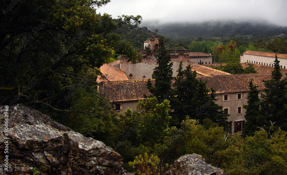 Lluc sanctuary, spiritual center of Mallorca. Spain Lluc sanctuary, spiritual center of Mallorca. Spain