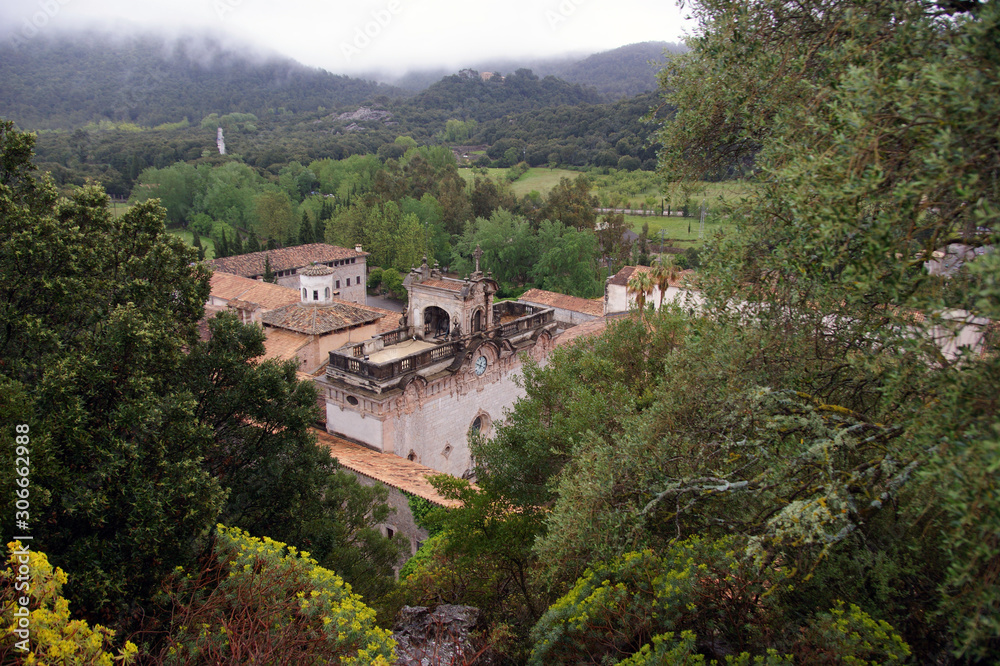 Fototapeta premium Lluc sanctuary, spiritual center of Mallorca. Spain
