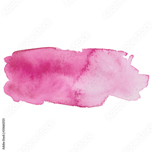 Watercolor pink texture for scrapbooking and craft. Watercolor abstract shape. Watercolor backdrop violet