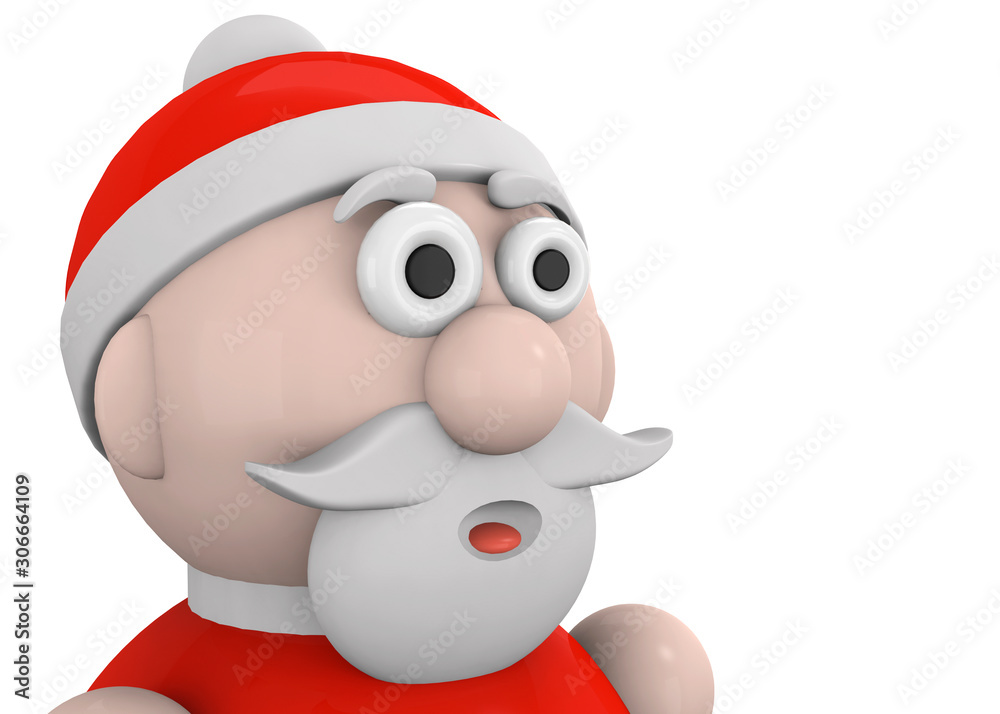 Santa Claus Character - 3D