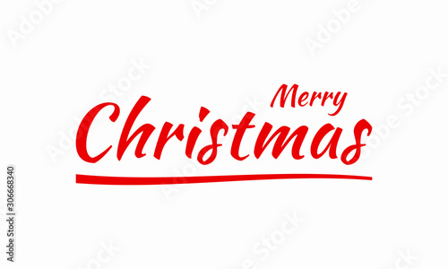 Vector Typography text on the theme of Christmas Day on December 25th. Illustration. © Waseem Ali Khan