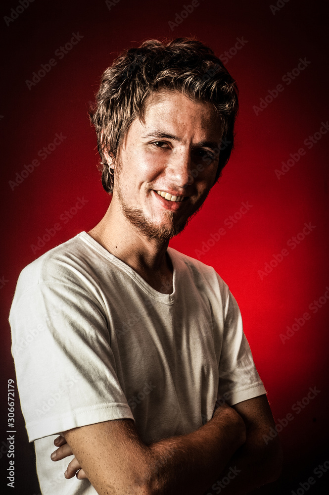Young man With Different facial Expressions Young man With Different facial Expressions