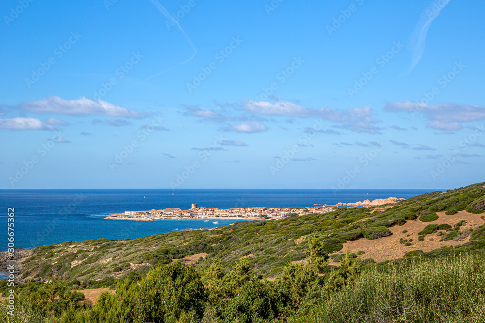 Varied coastal landscape in Sardinia