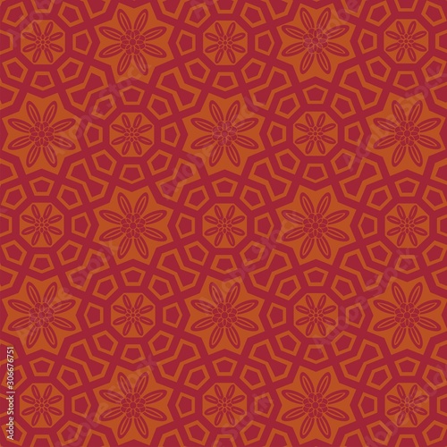 wedding card design, paisley floral pattern , India  © N | R