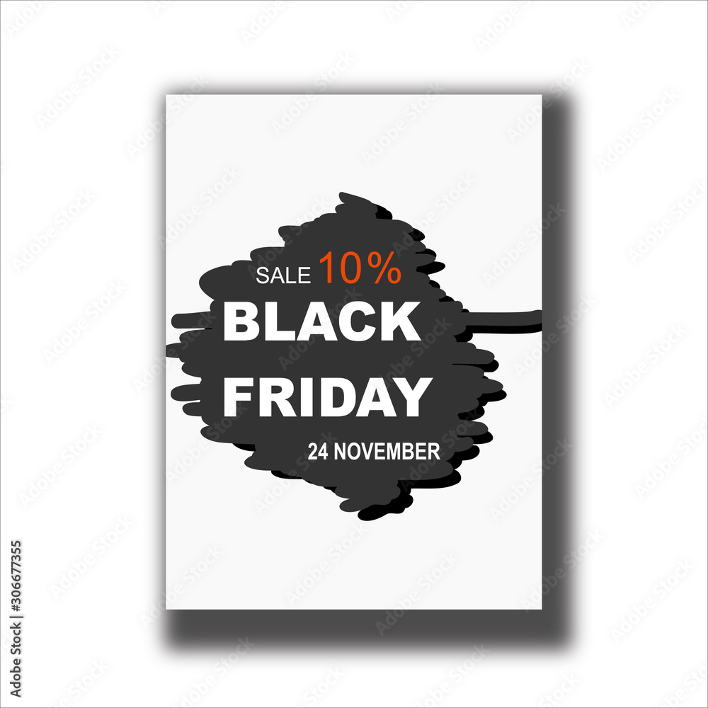 Flyer for the sale of Black Friday