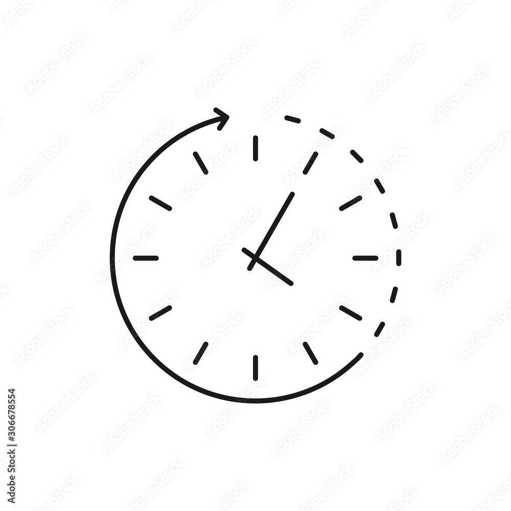 time - minimal line web icon. simple vector illustration. concept for infographic, website or app. time - minimal line web icon. simple vector illustration. concept for infographic, website or app.