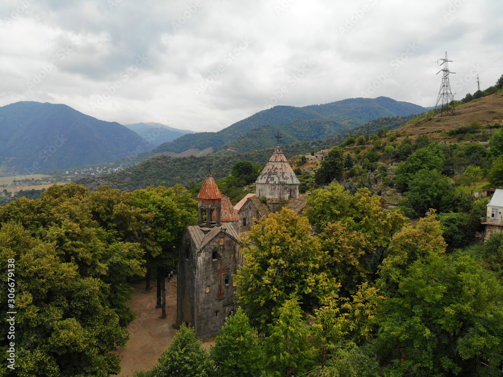 Sanahin Monastery is an Armenian monastery founded in the 10th century in the Lori Province of Armenia. 