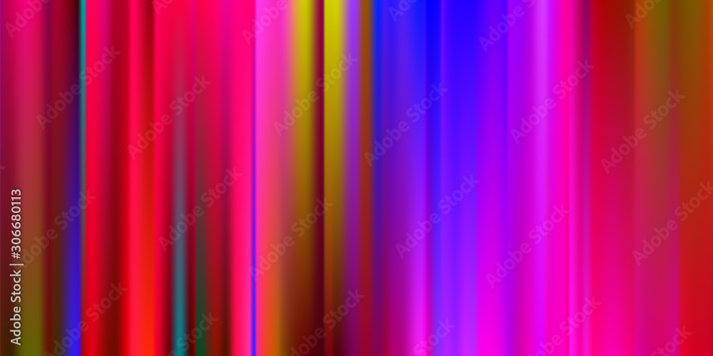 Iridescent, Minimal, Blurred Background. 
