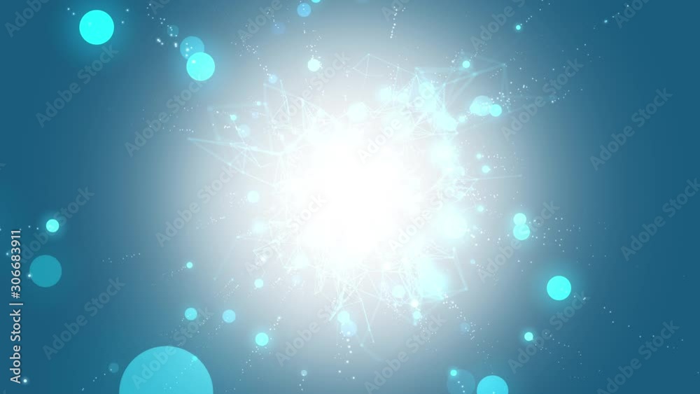 Futuristic Technology Blue Loop Animation Futuristic Technology Blue Loop Animation