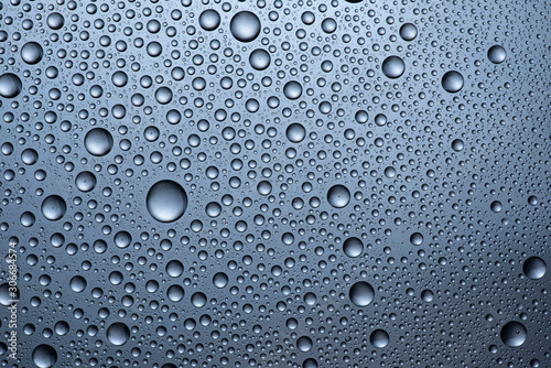 Wallpaper Mural water drops on glass back ground abstract Torontodigital.ca