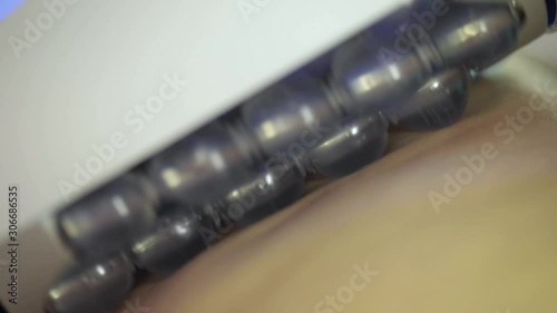 woman receives spa treatment