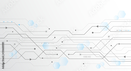 Abstract global technology concept. Digital internet communication. Connection structure. Hi-tech vector illustration eps 10. Circuit board