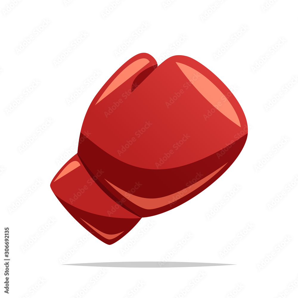 Boxing Glove Vector Isolated Illustration Stock Vector Adobe Stock Boxing Glove Vector Isolated Illustration Stock Vector Adobe Stock
