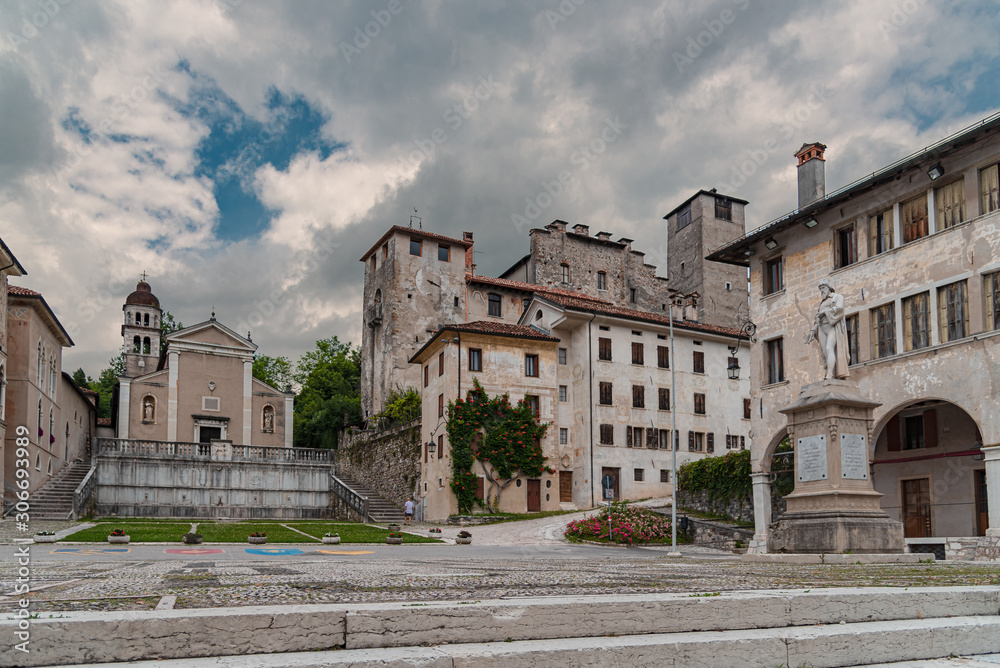 Feltre: a middle age village in Italy