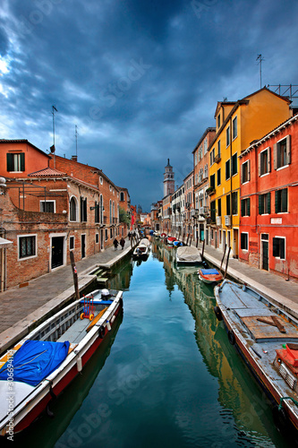 Canal at Sestiere ("district") di Dorsoduro, Venice, Veneto, Italy  © Iraklis Milas