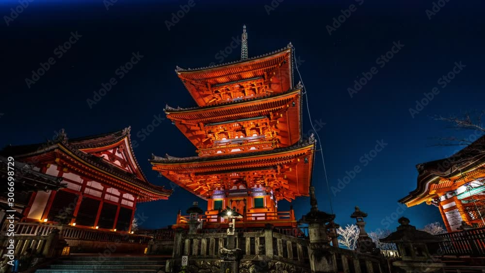 Kiyomizu-dera Temple Kyoto, Japan - Beautiful Architecture in Kiyomizu-dera Temple