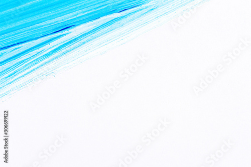 Abstract brushed blue acrylic arts background