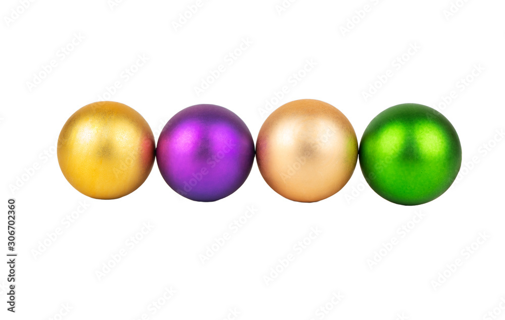 Colorful Christmas balls
