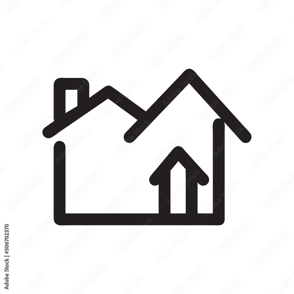 House icon vector isolated on background. Trendy home symbol. Pixel perfect. illustration EPS 10. - Vector. House icon vector isolated on background. Trendy home symbol. Pixel perfect. illustration EPS 10. - Vector.