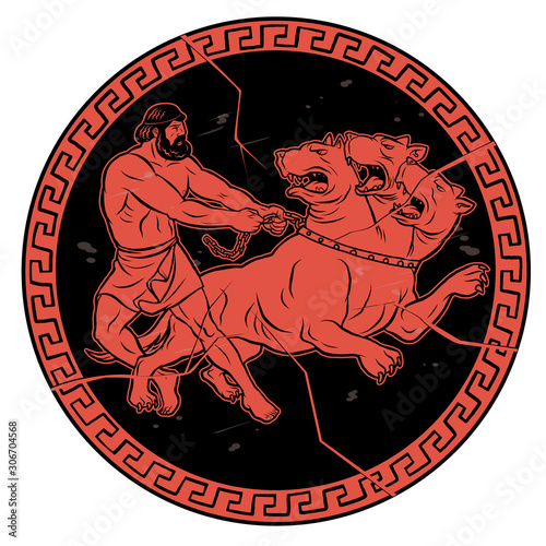 Capture and bring back Cerberus. 12 Labours of Hercules Heracles photo