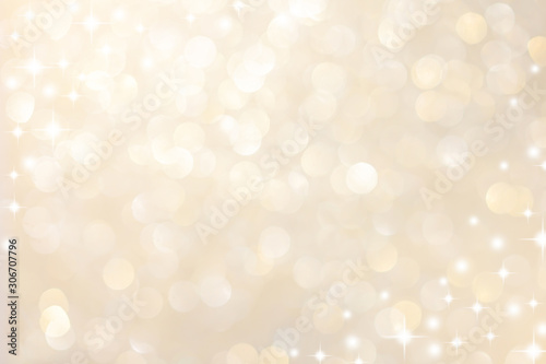 abstract blur soft gradient gold color background with star glittering light for show,promote and advertisee product and content in merry christmas and happy new year season collection concept