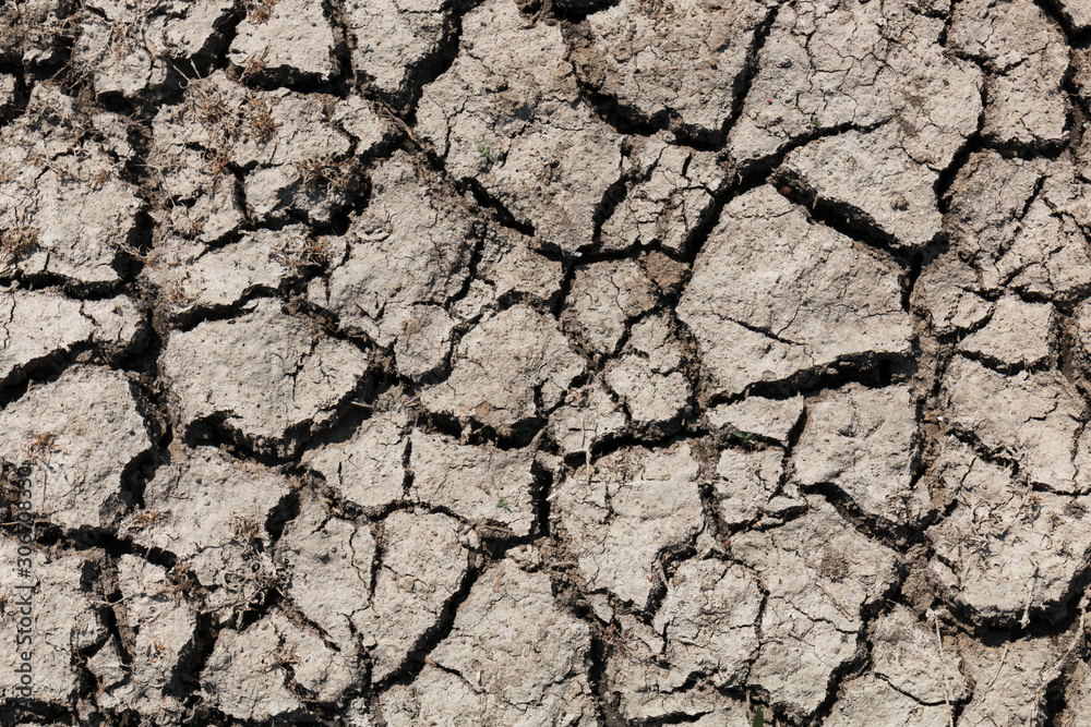 Land with dry cracked ground. Greenhouse effect. Textured background. Land with dry cracked ground. Greenhouse effect. Textured background.