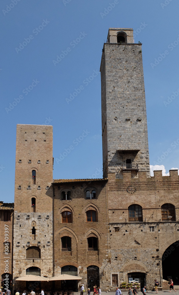 Geschlechtertürme in San Gimignano ind der Toscana