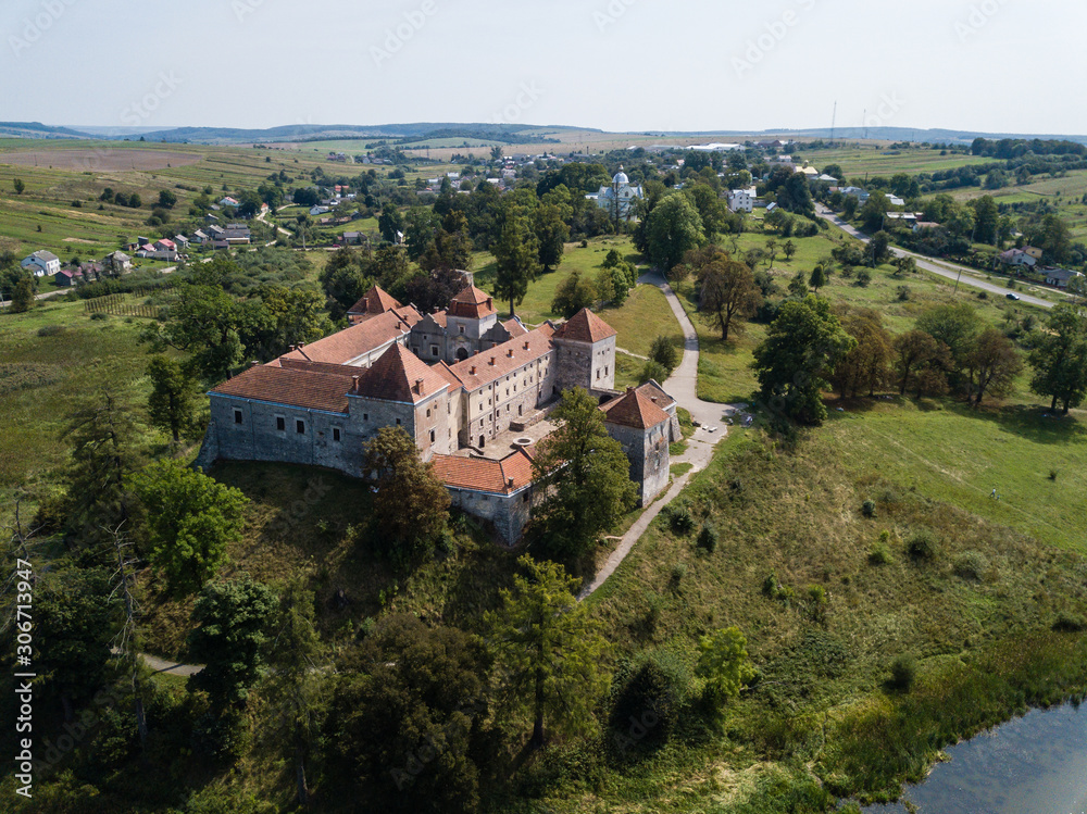 Famous ukranian ruined Svirzh Castle