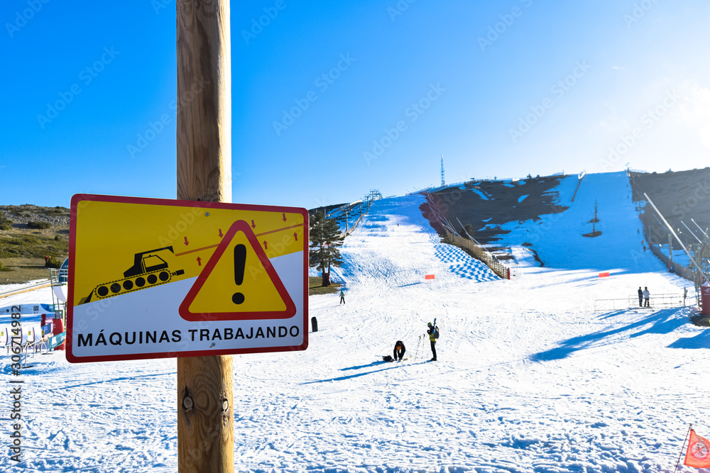 danger sign on which it says danger sign on which it says