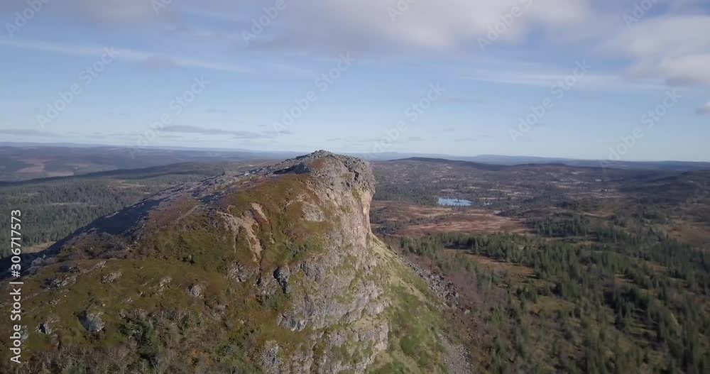 Suljätten landscape in Jämtland, Sweden. Drone footage. Suljätten landscape in Jämtland, Sweden. Drone footage.