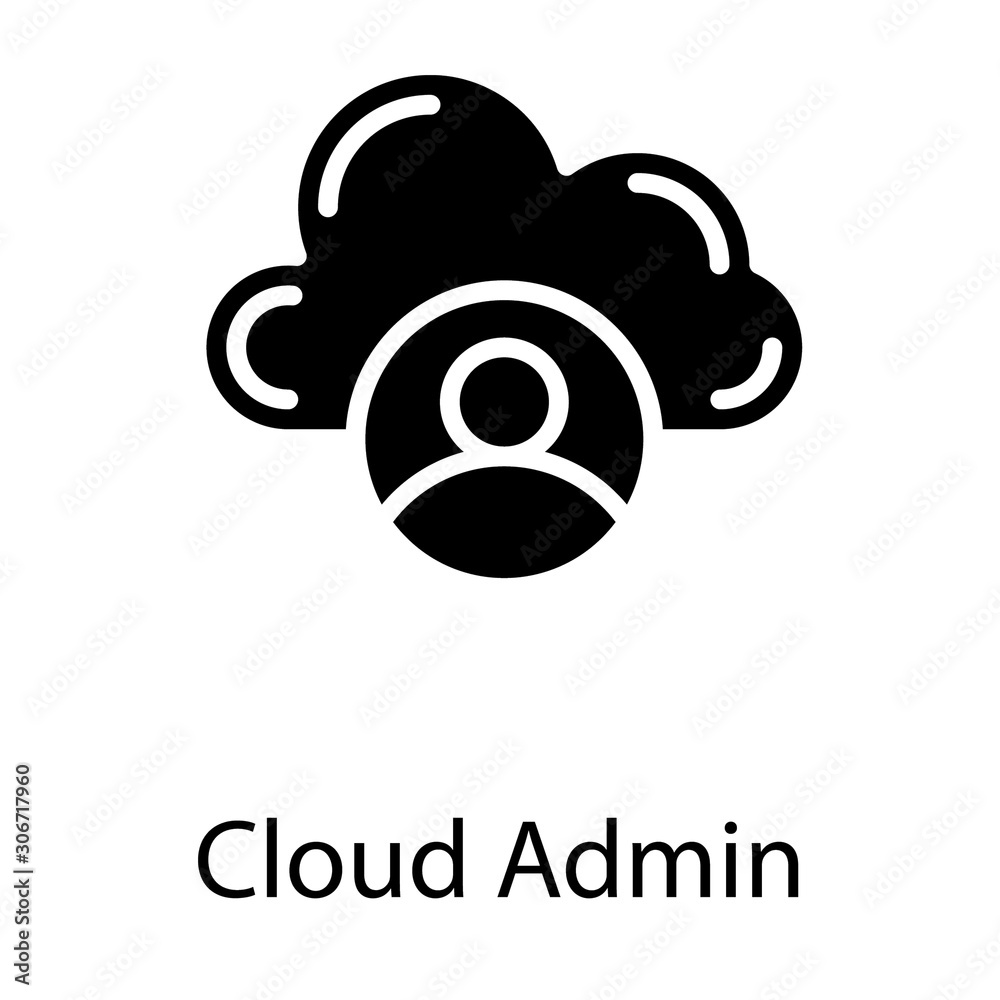 Cloud Admin Vector Cloud Admin Vector