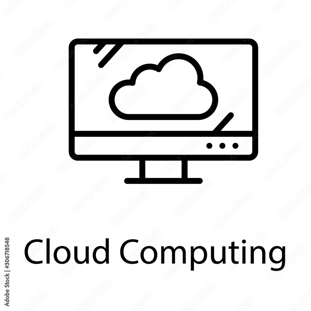 Cloud Computing Vector Cloud Computing Vector