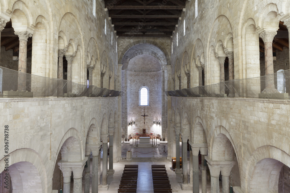 Interior of Trani Cathedral