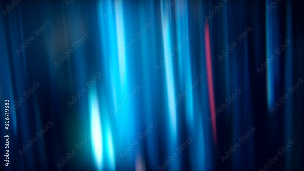 Glowing rays background. Blur glow. Blue lights beams motion effect for video transition.
