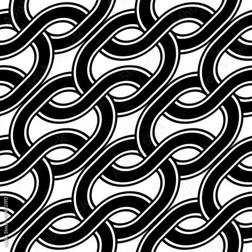 Design seamless monochrome zigzag pattern