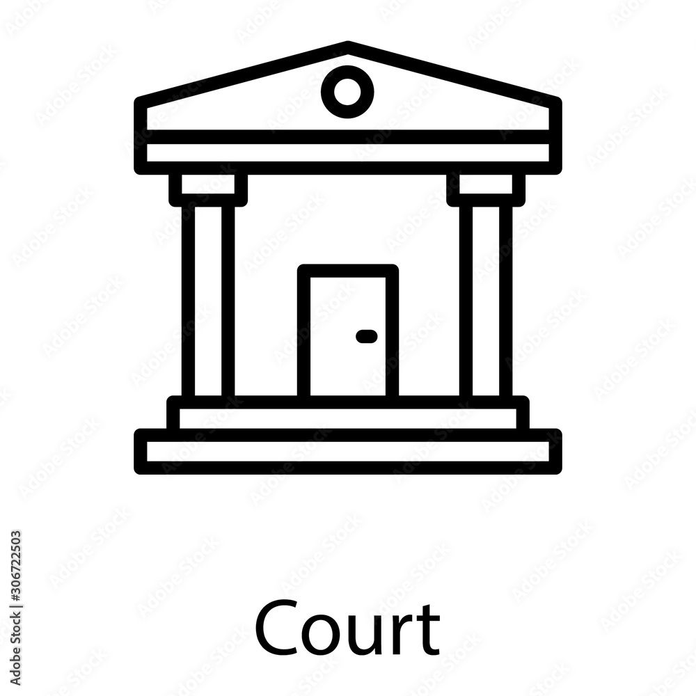 Court Architecture Vector Court Architecture Vector