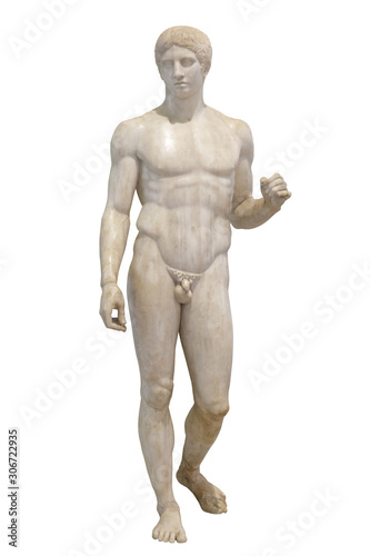 The Doryphoros statue. photo