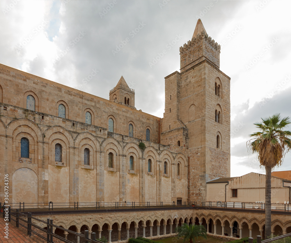 Cloister Of The Cathedral of Chefalu