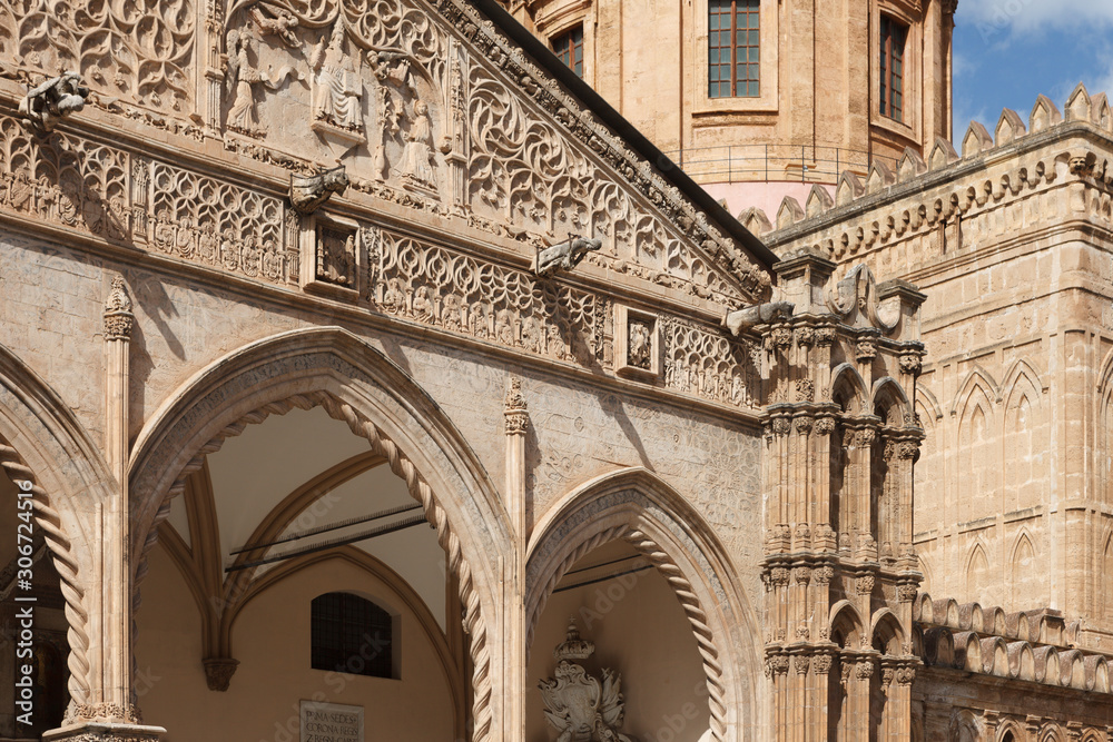 South portico of cathedral of Palermo