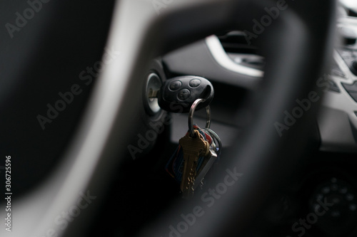Fotografie key in ignition