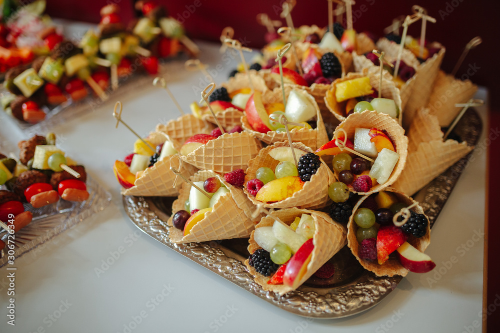 desserts at a wedding	