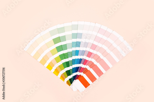 Fototapeta Color palette with various samples