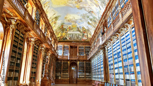 Canvas Print PRAGUE - Strahov Convent Library, CZECH REPUBLIC