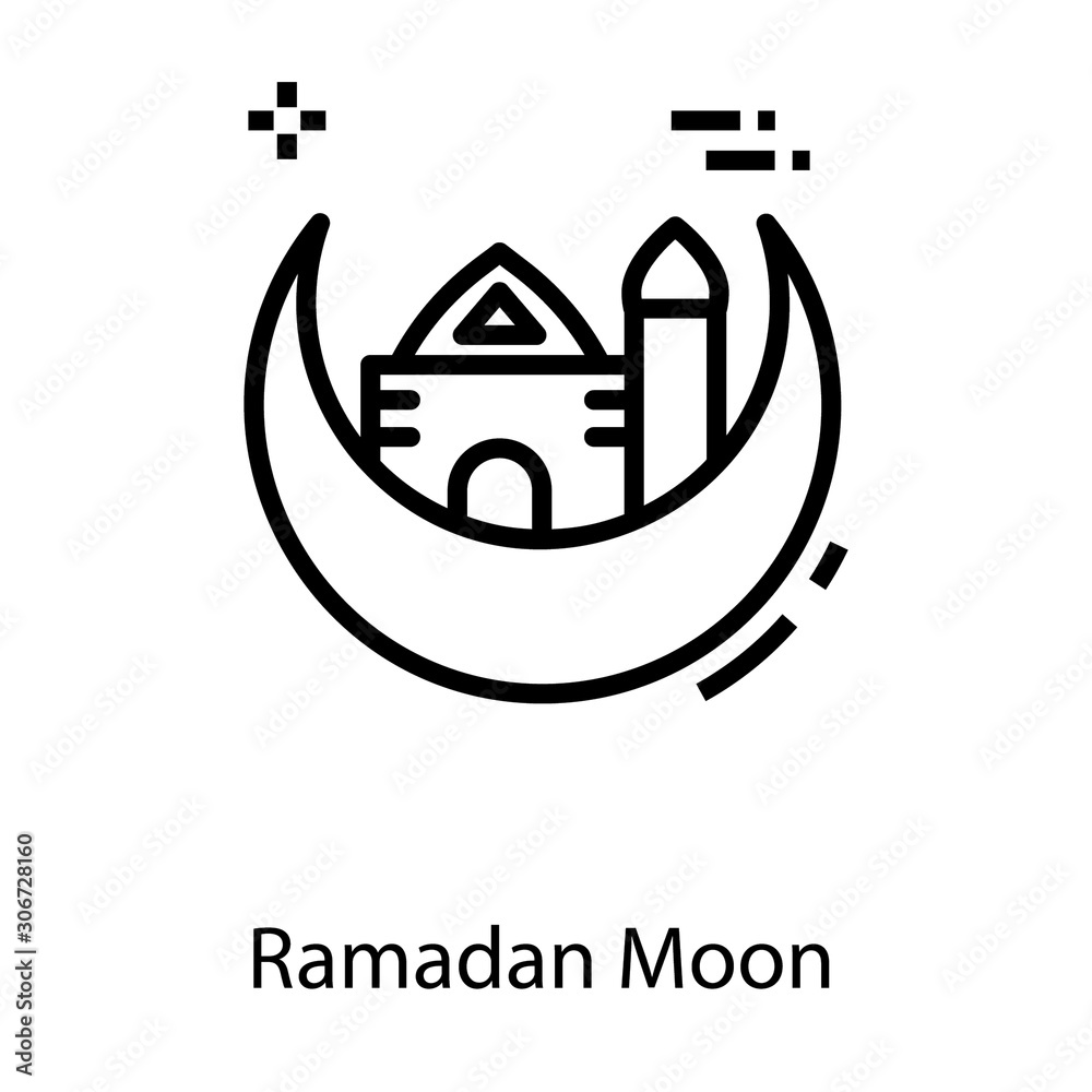  Ramadan Moon Vector 